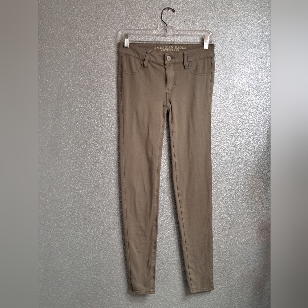 American Eagle Outfitters Army Green Jeggings